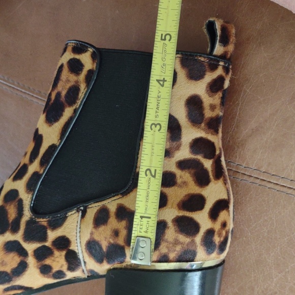 Nine West calf hair animal print Chelsea ankle bootie - Picture 11 of 11
